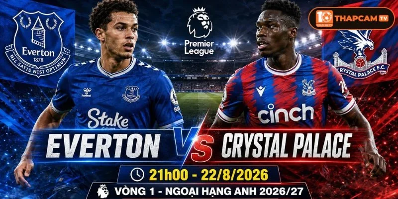 Soi kèo nhà cái Everton vs Crystal Palace từ ThapCam TIVI hé lộ nhiều thông tin thú vị.