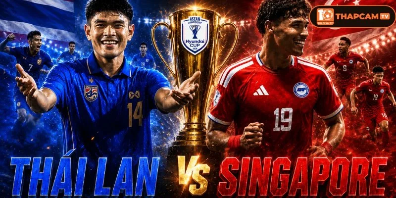  Lịch sử đối đầu Thái Lan vs Singapore cho thấy Thái Lan luôn là đội cửa trên. 